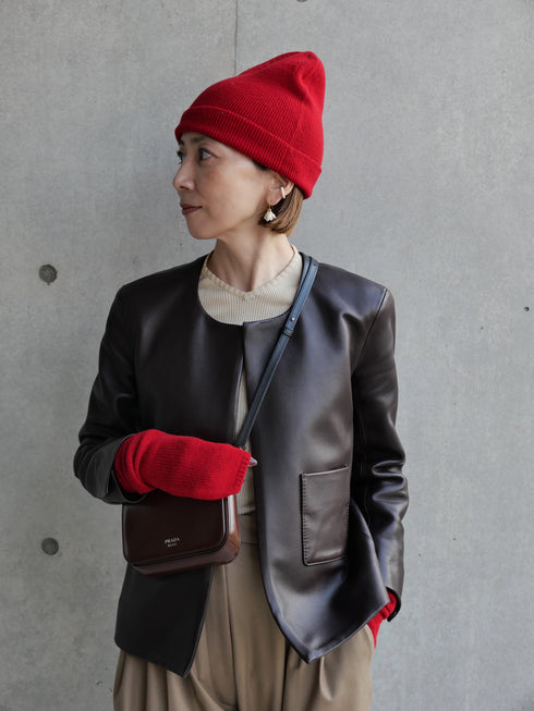 1205. Entrefino lamb leather jacket 02(予約商品)