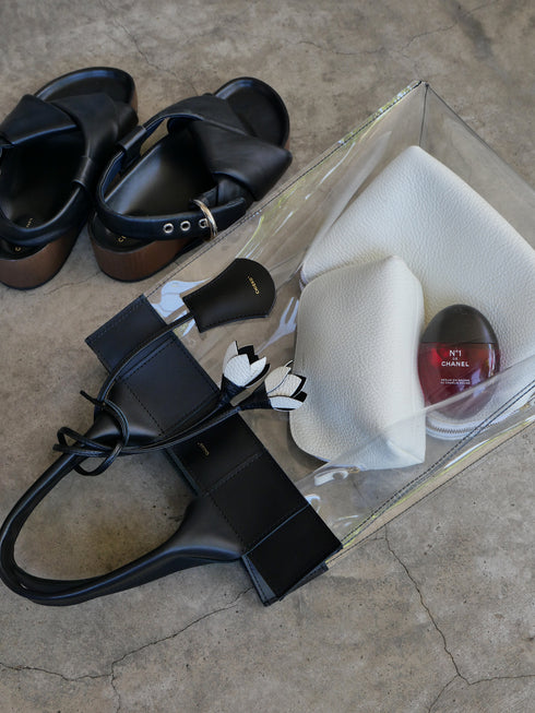 clear tote bag