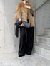 1201. Elise shearling cape jacket(予約商品)※ギフトあり