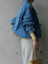 1204. belted denim jacket(予約商品)