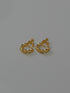435. kotama brass hoop pierce/earring