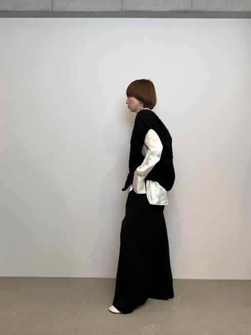 center press wide pants - virgin wool