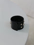 524. studs leather bangle