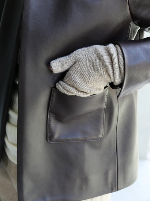 1205. Entrefino lamb leather jacket 02(予約商品)
