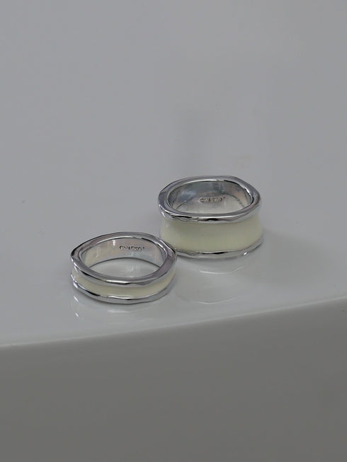 16. silver bobbin † white