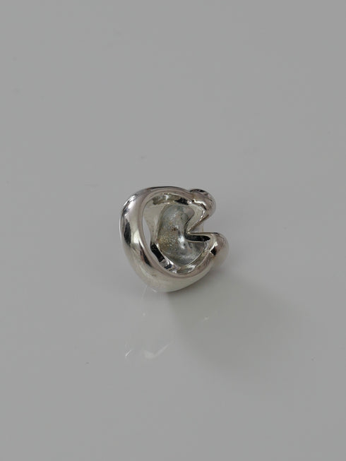 7. Big heart ring