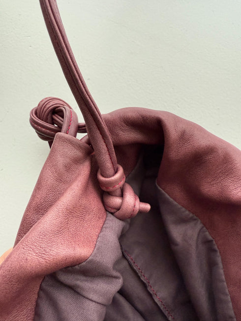 lamb leather shoulder bag