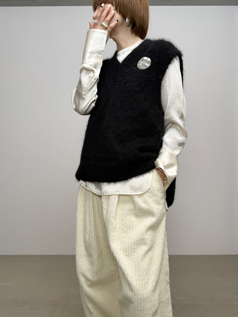 luxe knit 07-ritch mohair vest