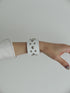 524. studs leather bangle