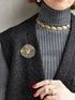 1214. line rib turtle knit(予約商品)