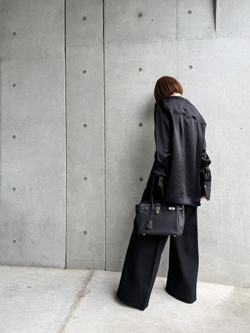 center press wide pants - virgin wool