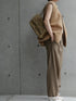 1210. smooth wool tuck pants(予約商品)