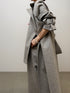 3piece - flannel wrap coat