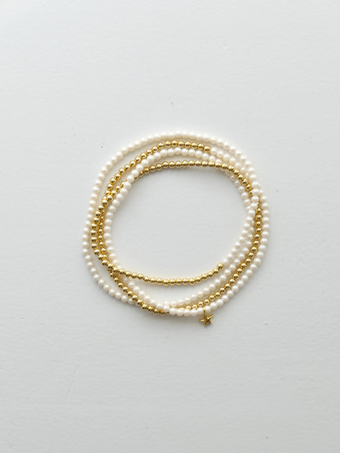 "NEW" star&pearl long necklace (先行予約販売)