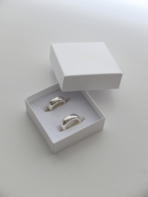 "NEW" middle ring 925 - one diamond(オーダー品)