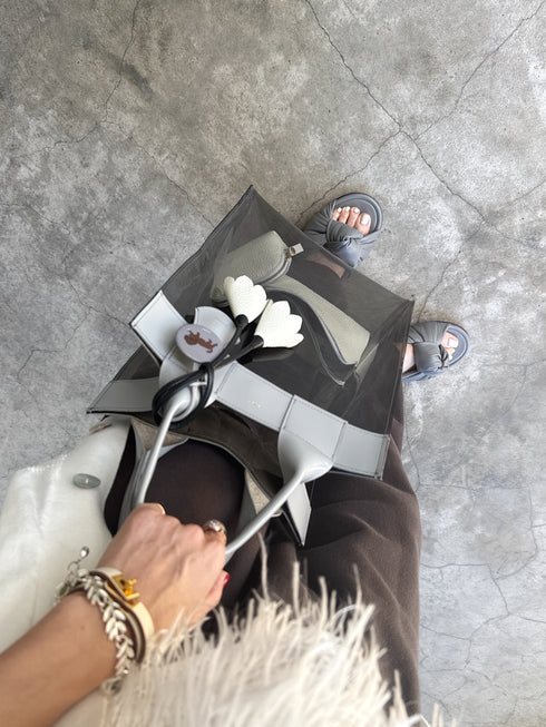 clear tote bag