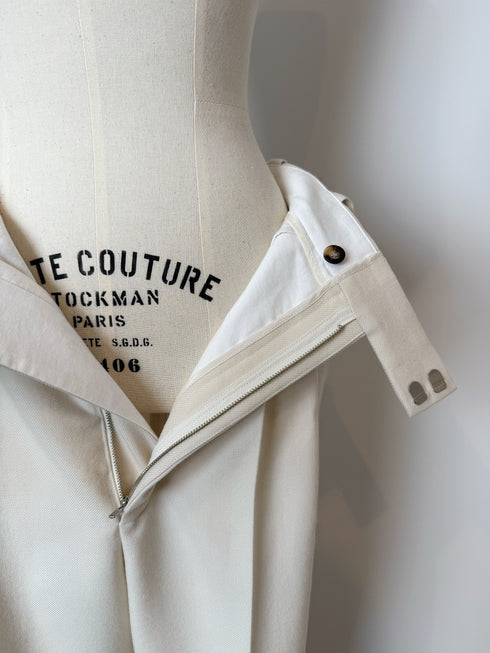 center press wide pants - virgin wool