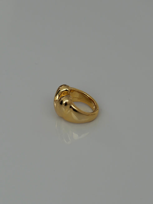 7. Big heart ring