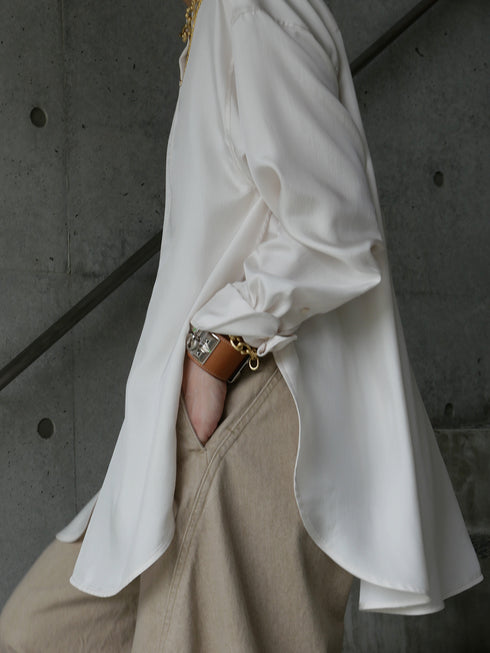1207. silky flow shirt(予約商品)