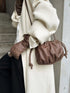 lamb leather shoulder bag