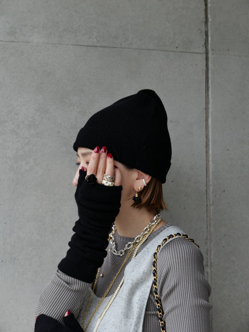 1216. light cashmere knit cap(予約商品)