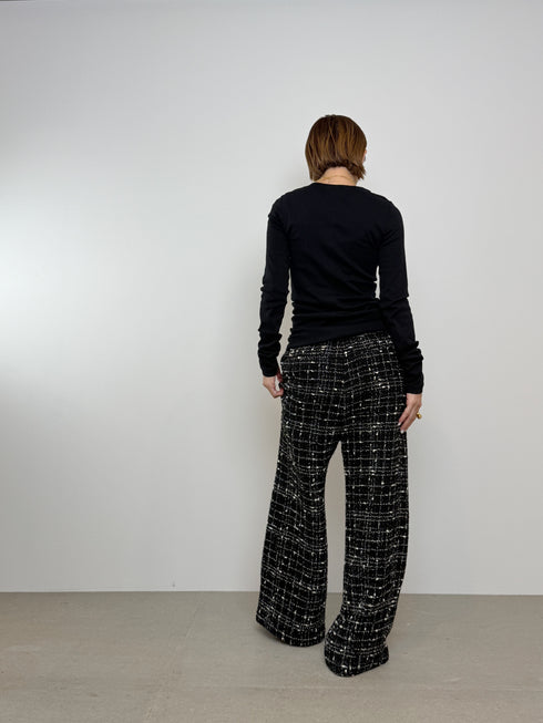 1025. Italian tweed easy pants