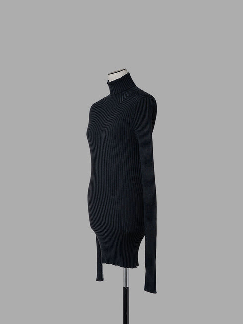 1214. line rib turtle knit(予約商品)