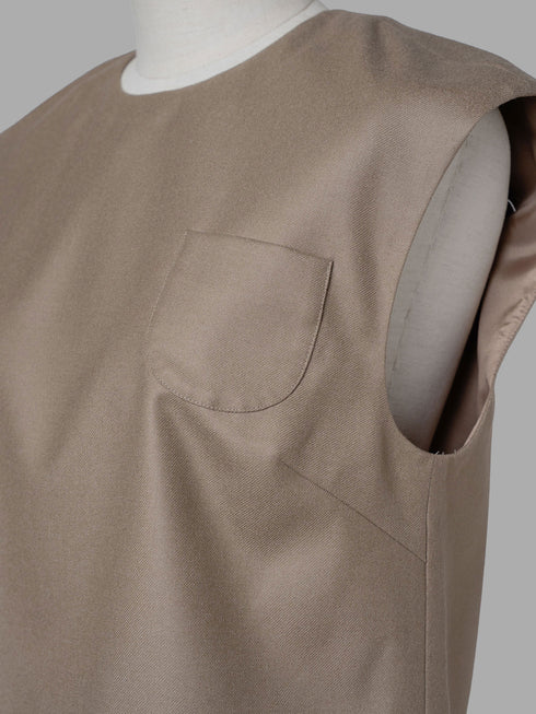 1209. smooth wool vest top(予約商品)