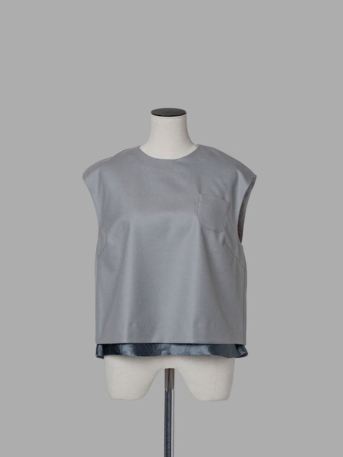 1209. smooth wool vest top(予約商品)