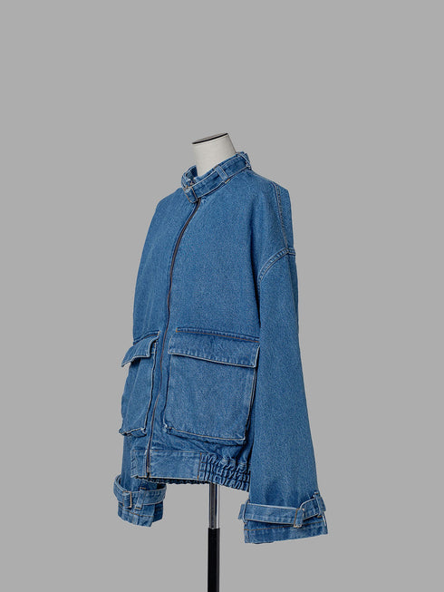 1204. belted denim jacket(予約商品)