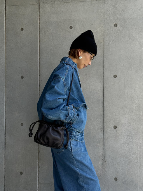 1204. belted denim jacket(予約商品)