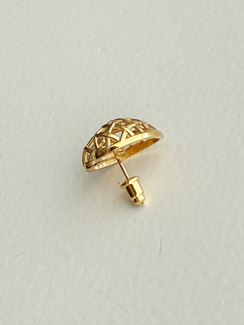 peekaboo heart petite pierce/earring