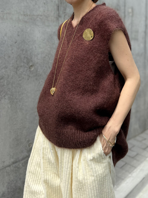 luxe knit 07-ritch mohair vest