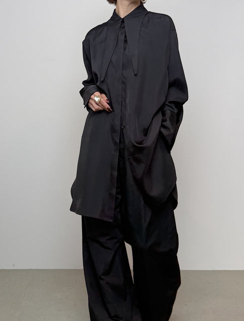 silky drape shirt(予約商品)
