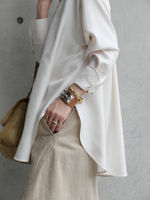 1207. silky flow shirt(予約商品)