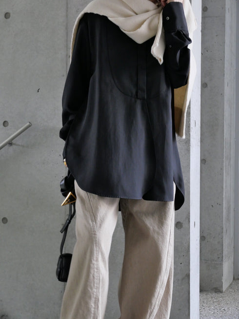1207. silky flow shirt(予約商品)