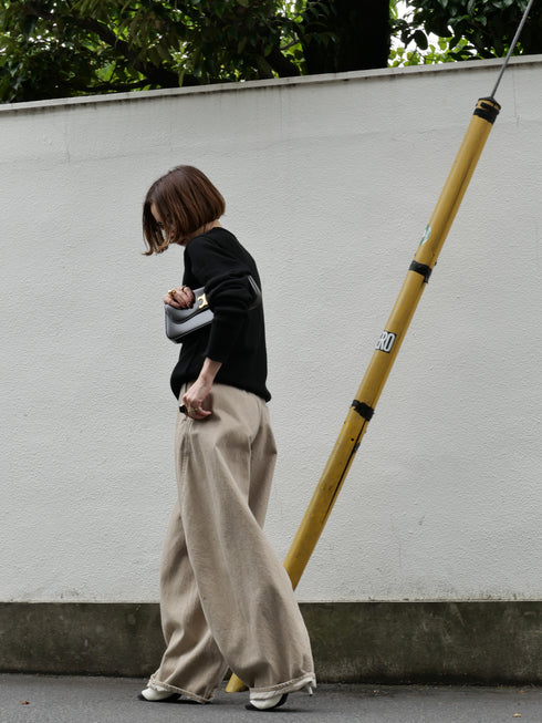 1206. cocoon denim-vintage beige(予約商品)