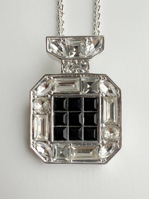 perfume brooch necklace