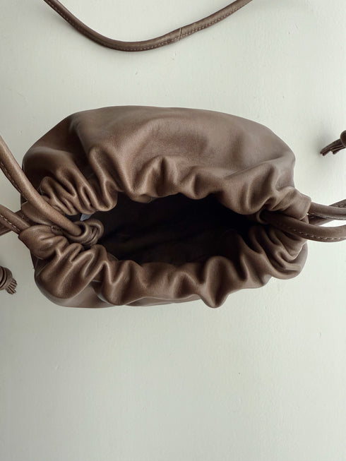 lamb leather shoulder bag