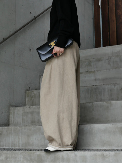 1206. cocoon denim-vintage beige(予約商品)