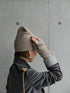 1217. light cashmere open-tip mittens(予約商品)