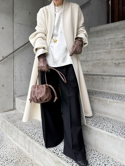 center press wide pants - virgin wool