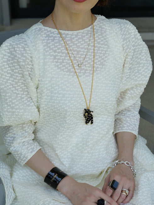 1224. jacquard form peplum top(先行予約)