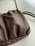lamb leather shoulder bag