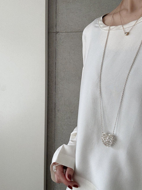 peekaboo heart necklace