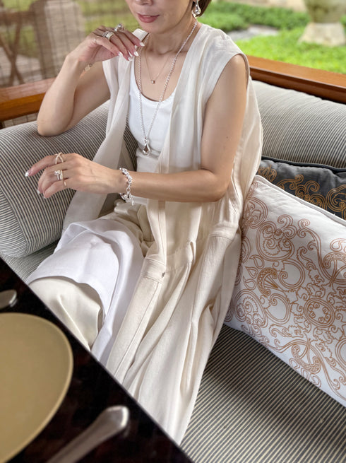 ✧ NEW ✧ chiffon gilet one-piece(予約商品)