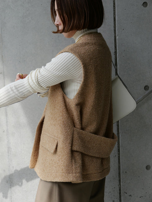 1214. line rib turtle knit(予約商品)