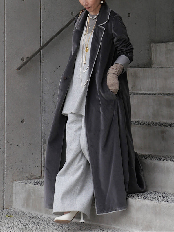 1202. quiet velvet coat(予約商品)