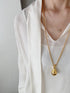 224. floating drop necklace