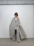 3piece - flannel wrap coat
